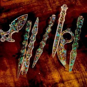 Letter openers key chain